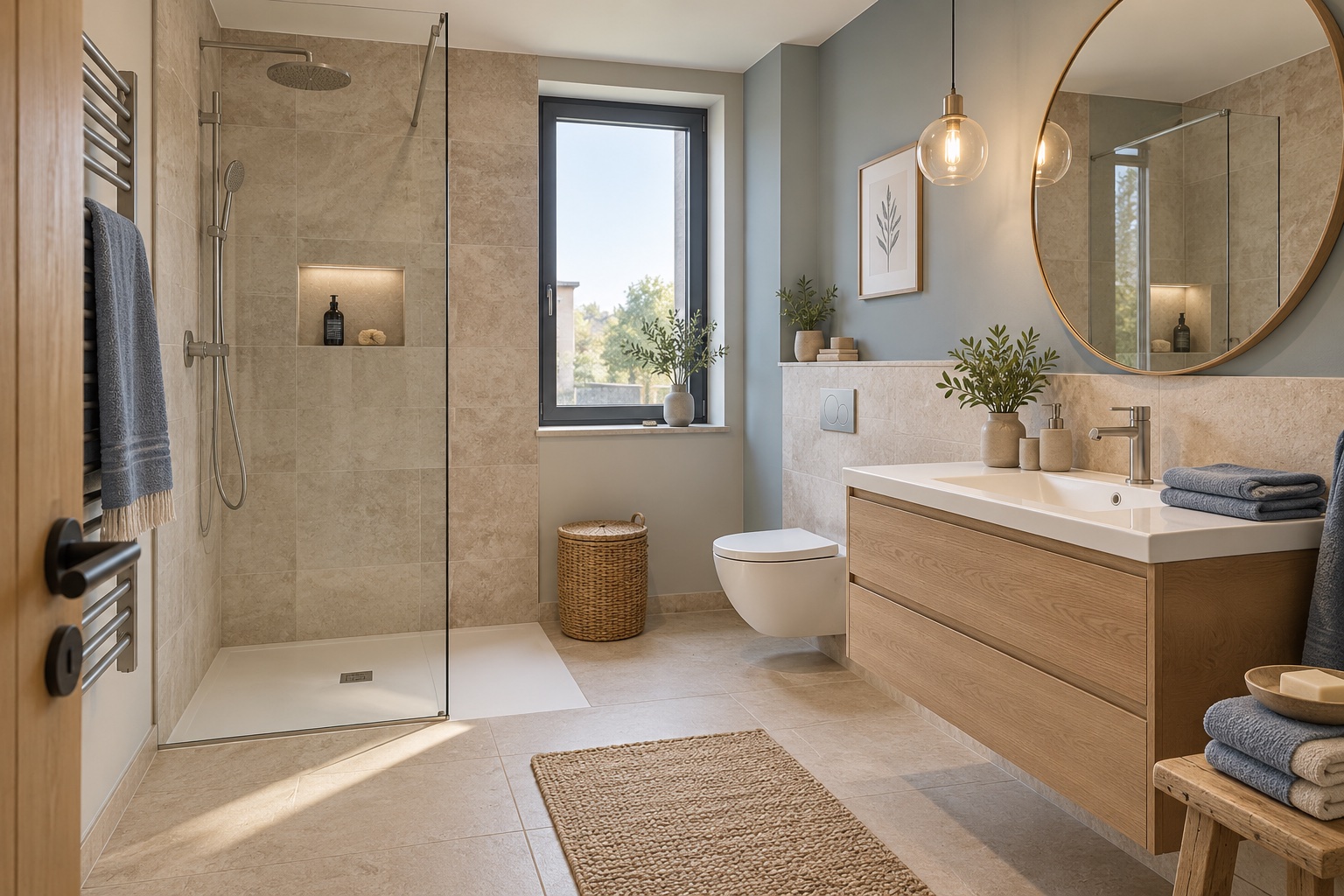 Illustration d’une salle de bain rénovée